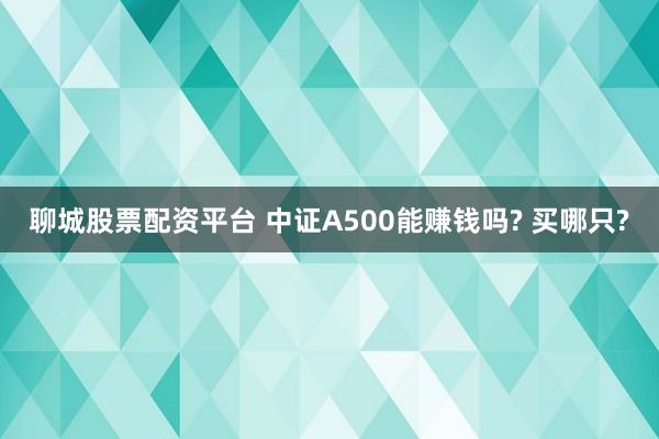 聊城股票配资平台 中证A500能赚钱吗? 买哪只?