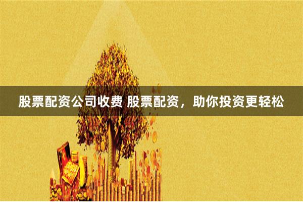 股票配资公司收费 股票配资,助你投资更轻松