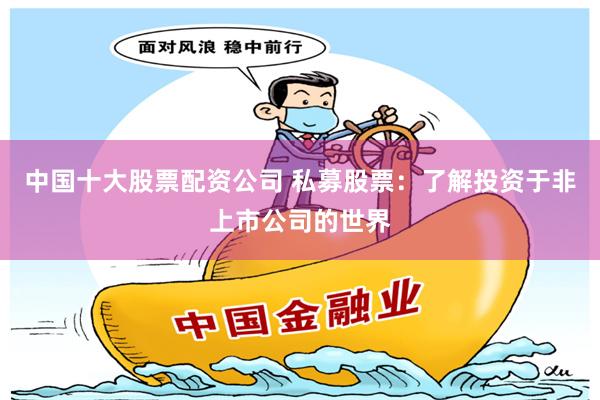 中国十大股票配资公司 私募股票:了解投资于非上市公司的世界